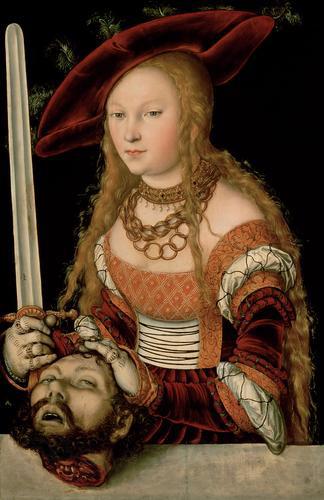 Lucas Cranach Judith with the head of Holofernes Norge oil painting art